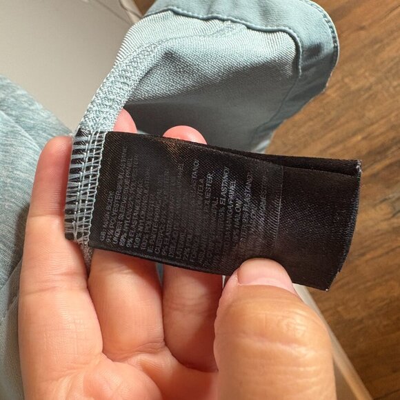 The North Face Pseudio quilted hybrid jacket in light blue - Picture 4 of 5